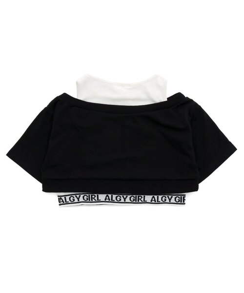 algy（アルジー）の「タンタケドッキングT（Tシャツ/カットソー・キッズ・ライム/オフホワイト/ブラック・X-SMALL/XX-SMALL/XXX-SMALL/MEDIUM/SMALL）」の4枚目の写真