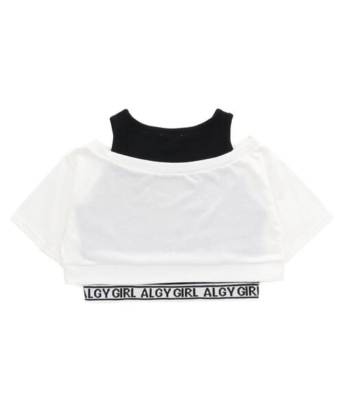 algy（アルジー）の「タンタケドッキングT（Tシャツ/カットソー・キッズ・ライム/オフホワイト/ブラック・X-SMALL/XX-SMALL/XXX-SMALL/MEDIUM/SMALL）」の5枚目の写真