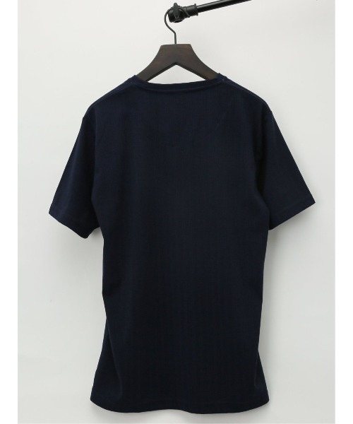 m.f.editorial（エムエフエディトリアル）の「m.f.エディトリアル メンズ ランダムテレコ キーネック半袖Tシャツ（Tシャツ/カットソー・メンズ・ホワイト/ネイビー/ライトグレー・MEDIUM/LARGE/X-LARGE）」の17枚目の写真