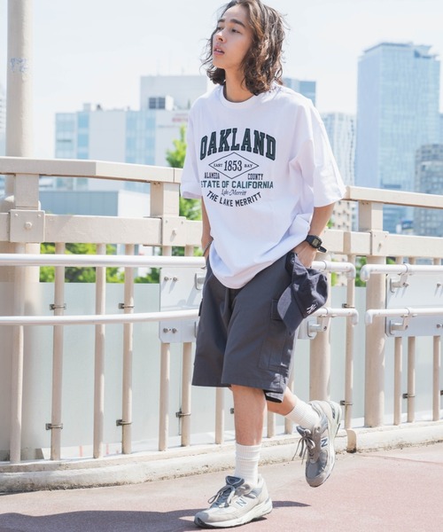 WEGO（ウィゴー）の「WEGO/ワイドカーゴショーツ（カーゴパンツ・メンズ・ブラック/グレー/カーキ/ホワイト・LARGE/MEDIUM）」の16枚目の写真