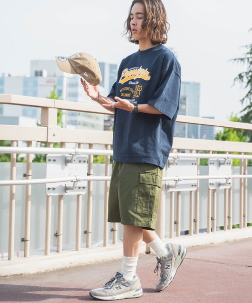 WEGO（ウィゴー）の「WEGO/ワイドカーゴショーツ（カーゴパンツ・メンズ・ブラック/グレー/カーキ/ホワイト・LARGE/MEDIUM）」の13枚目の写真