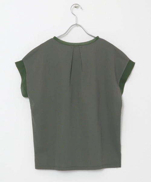 ITEMS URBANRESEARCH（アイテムズ アーバンリサーチ）の「バックタックフレンチプルオーバー（Tシャツ/カットソー・レディース・ブラック/ホワイト/カーキ/キャメル・FREE）」の12枚目の写真