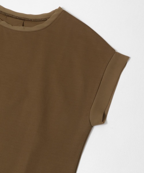 ITEMS URBANRESEARCH（アイテムズ アーバンリサーチ）の「バックタックフレンチプルオーバー（Tシャツ/カットソー・レディース・ブラック/ホワイト/カーキ/キャメル・FREE）」の21枚目の写真