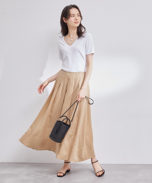 ROPE'(ロペ)の「【PETIT BATEAU(プチバトー)×ROPE'】VネックTEE(Tシャツ/カットソー・レディース・ブラック/ホワイト/ホワイト系その他2/オリーブ/ブルー系その他4・M/S)」の12枚目の写真