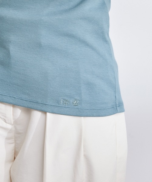 ROPE'(ロペ)の「【PETIT BATEAU(プチバトー)×ROPE'】VネックTEE(Tシャツ/カットソー・レディース・ブラック/ホワイト/ホワイト系その他2/オリーブ/ブルー系その他4・M/S)」の10枚目の写真