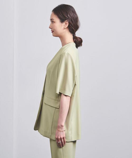 UNITED ARROWS（ユナイテッドアローズ）の「P/CU ノーラペル ショート