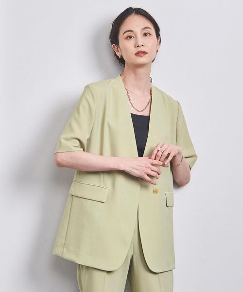 【取引中購入禁止】UNITED ARROWS & SONS ノーカラージャケット ユナイテッドアローズのノーカラージャケットの商品一覧