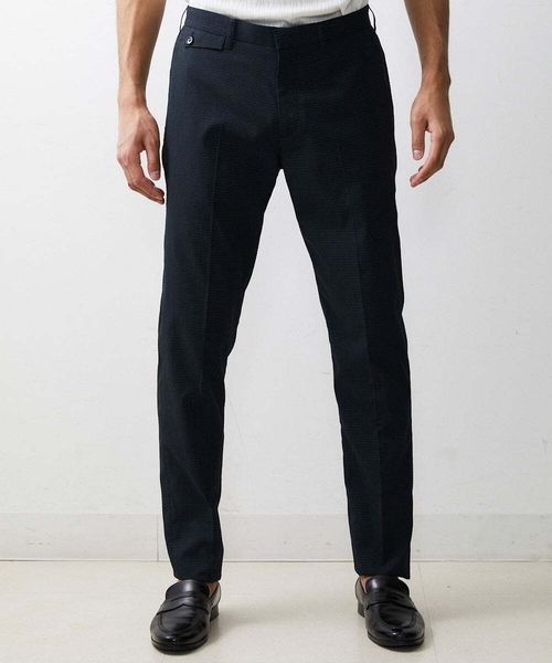 MICHEL KLEIN HOMME (ミッシェルクランオム)の「メッシュサッカースラックスパンツ(スラックス・メンズ・ネイビー・LARGE/X-LARGE/MEDIUM)」の3枚目の写真