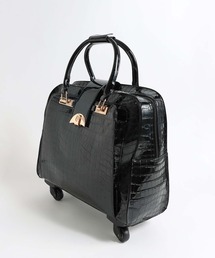 Cepica（セピカ）の「4輪クロコ型押しエナメルキャリーバッグ