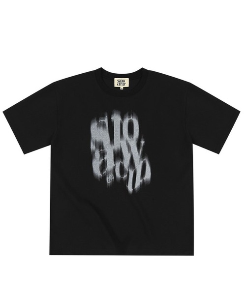 SLOWACID（スローアシッド）の「【UNISEX】SLOW ACID／BLURRY LOGO T 2908779（Tシャツ/カットソー・レディース・ブラック/カーキ/ホワイト/ピンク・SMALL/MEDIUM/LARGE）」の22枚目の写真