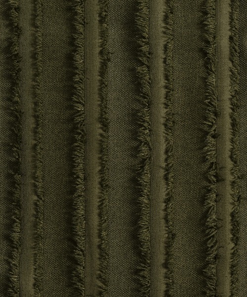 MUHET（ミュエータ）の「フリンジストライプシャツ（シャツ/ブラウス・レディース・ブラック/カーキ/ライトベージュ・MEDIUM/X-LARGE）」の14枚目の写真