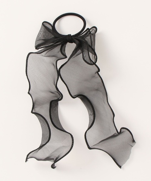 apres jour（アプレジュール）の「【apres jour×ARIAZ】シアーリボンヘアゴム（ヘアゴム・レディース・ミント/ベージュ/ライトブルー/ブラック/アイボリー/ライトピンク・FREE）」の8枚目の写真