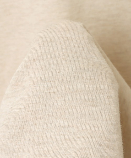 andme（アンドミー）の「配色ラグラン半袖プリントTシャツワンピース（ワンピース・レディース・ブルー/チャコールグレー/グレー/ベージュ・M）」の11枚目の写真