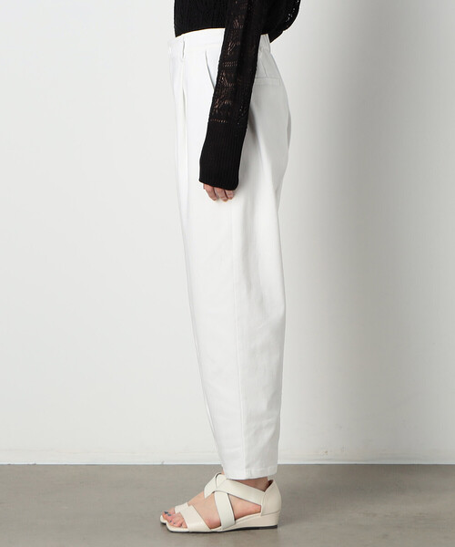 COMME CA MODELS（コムサモデルズ）の「サテン　テーパード　パンツ（その他パンツ・レディース・グリーン/ホワイト・X-SMALL/SMALL/MEDIUM/LARGE/X-LARGE）」の15枚目の写真