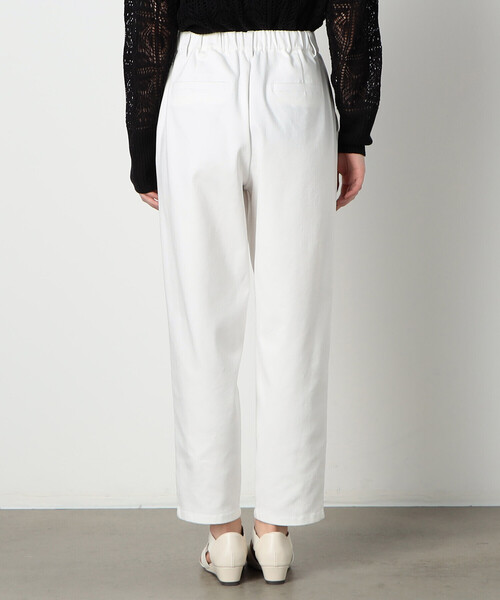 COMME CA MODELS（コムサモデルズ）の「サテン　テーパード　パンツ（その他パンツ・レディース・グリーン/ホワイト・X-SMALL/SMALL/MEDIUM/LARGE/X-LARGE）」の14枚目の写真