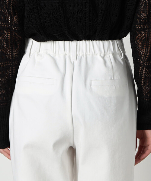 COMME CA MODELS（コムサモデルズ）の「サテン　テーパード　パンツ（その他パンツ・レディース・グリーン/ホワイト・X-SMALL/SMALL/MEDIUM/LARGE/X-LARGE）」の12枚目の写真