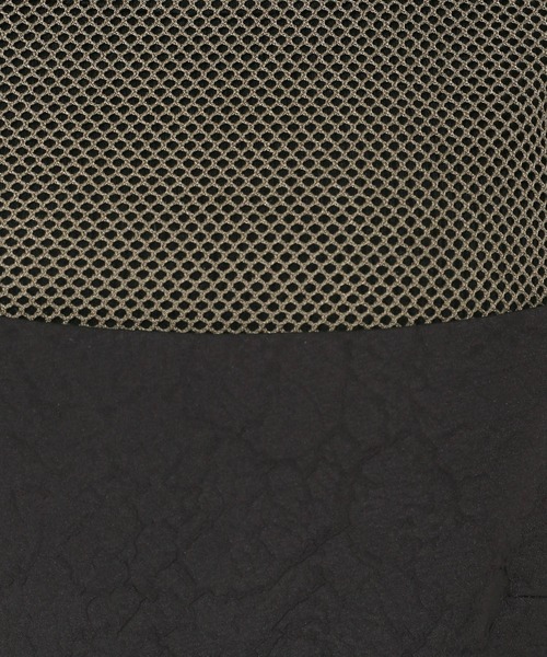 mysty woman（ミスティウーマン）の「メッシュプルオーバー＊ジャガードキャミワンピース　964335（Tシャツ/カットソー・レディース・ブラック/カーキ・FREE）」の9枚目の写真