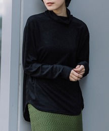 Munich | アセテートパイルタートルネックプルオーバー(Tシャツ/カットソー)