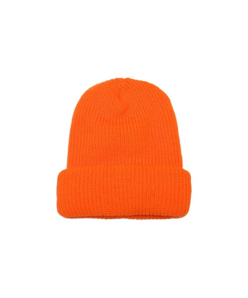 LEGENDA（レジェンダ）の「レジェンダ  シリコンパッチ ニット キャップ / LEGENDA Silicon Patch Knit Cap（ニットキャップ/ビーニー・メンズ・オレンジ/グレー/ブラック・FREE）」の8枚目の写真