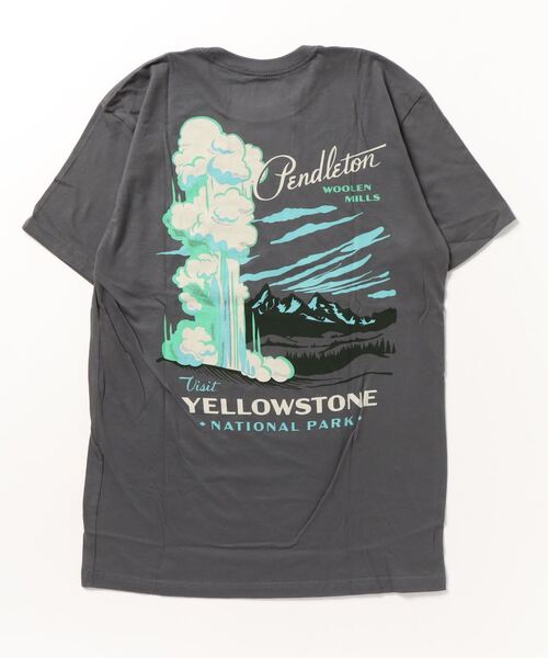 PENDLETON(ペンドルトン)の「イェローストーングラフィックTシャツ(Tシャツ/カットソー・メンズ・ダークグレー・LARGE/MEDIUM/X-LARGE)」の2枚目の写真