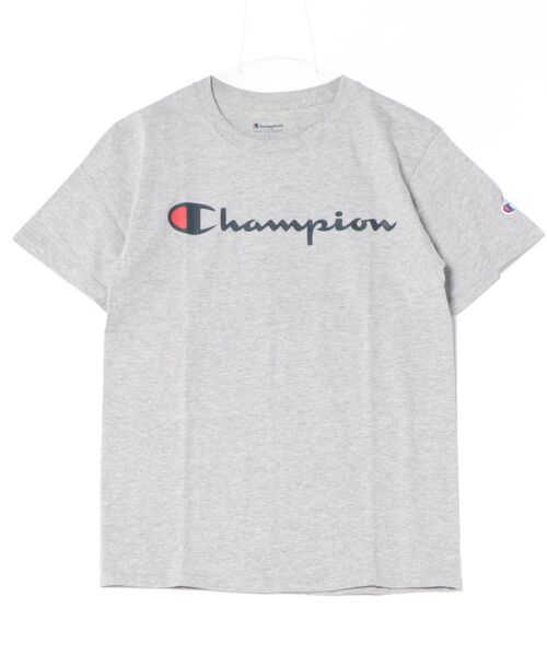 Champion(チャンピオン)の「【Champion】ロゴプリント ベーシック クルーネック Tシャツ GT23HY06794/GT23HY07718(Tシャツ/カットソー・メンズ・ブルー/ブラック/ホワイト/グレー/チャコールグレー/レッド・L/M/XL/S)」の4枚目の写真