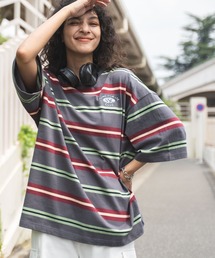 WEGO | WEGO/マルチボーダーワンポイントT(Tシャツ/カットソー)