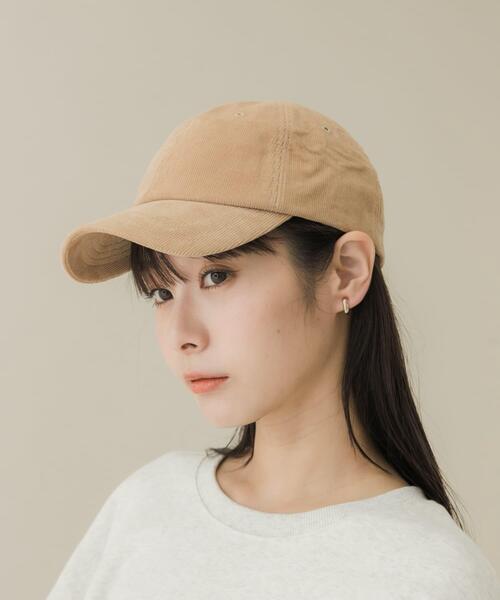 SMELLY(スメリー)の「コーデュロイキャップ(キャップ・レディース・ピンク/ブルー/ベージュ・-)」の6枚目の写真