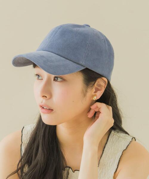 SMELLY(スメリー)の「コーデュロイキャップ(キャップ・レディース・ピンク/ブルー/ベージュ・-)」の18枚目の写真