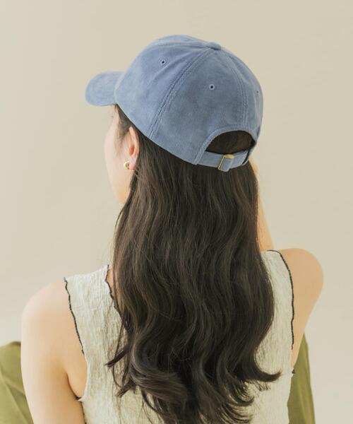 ピンク コーデュロイキャップ GANNI コーデュロイ ピンク