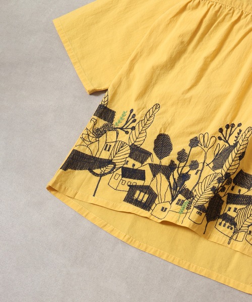 EMAGO おうちと植物刺繍ブラウス（シャツ/ブラウス）｜Emago