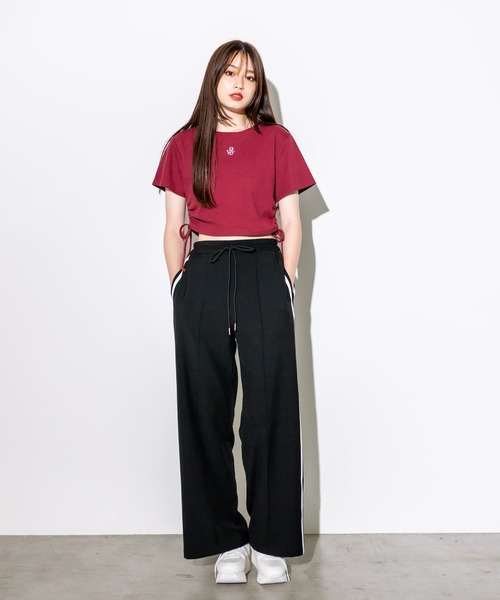 OLIVE des OLIVE（オリーブデオリーブ）の「配色ソールリボンスニーカー　1032130060（スニーカー・レディース・ホワイト/ブラック/ピンク・SMALL/MEDIUM/LARGE）」の12枚目の写真