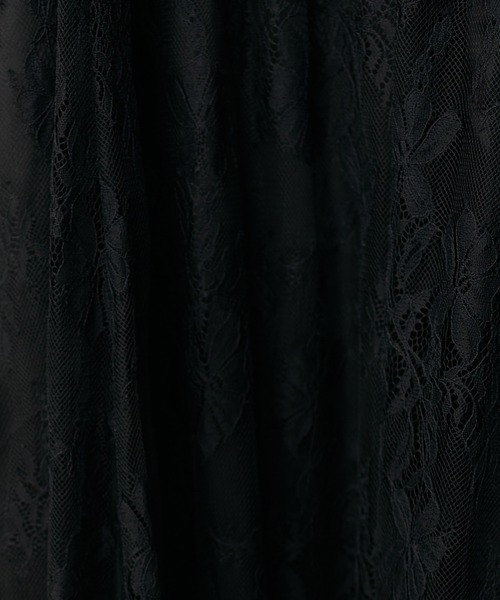 natural couture（ナチュラルクチュール）の「osono長さ変えれるレーススカート（スカート・レディース・ネイビー/ブラック/サックスブルー/オフホワイト/ライトベージュ・FREE）」の15枚目の写真