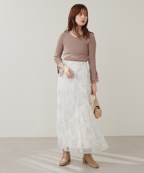 新品！natural couture 長さ変えれるフレアスカート natural couture（ナチュラルクチュール）の「長さ変えれる