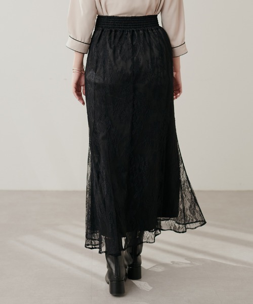 セール】osono長さ変えれるレーススカート（スカート）｜natural