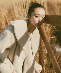 moi tytto | 襟付きファーコート(その他アウター)