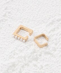 SHOO・LA・RUE | 【2点セット】スクエアイヤカフ(イヤリング)