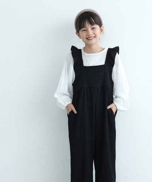 coca(coca)(コカ)の「キッズ ドビー刺繍ブラウス(シャツ/ブラウス・キッズ・ホワイト・110/130/140/120)」の6枚目の写真