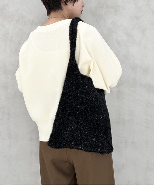 LEPSIM（レプシィム）の「ラメニットワンショルダーバッグ