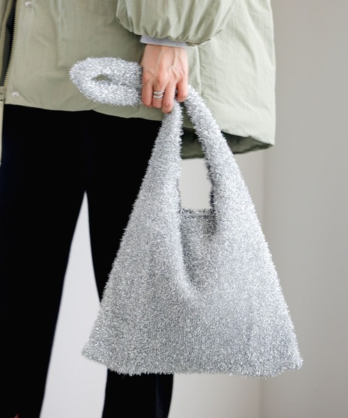 LEPSIM（レプシィム）の「ラメニットワンショルダーバッグ　971111（ショルダーバッグ・レディース・カラフル/ブラック/シルバー/ゴールド・ONE SIZE）」の13枚目の写真