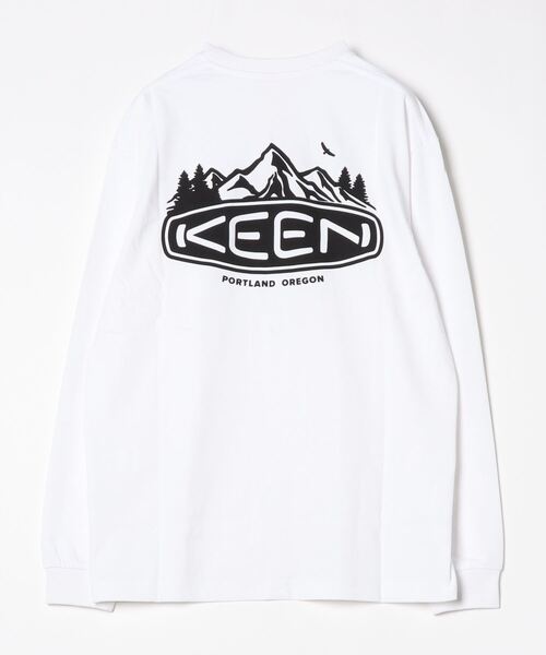 KEEN(キーン)の「OC/RP POCKET BIG LS TEE HOOD / オーシーアールピー ポケット ビッグ ロング スリーブティー フッド(Tシャツ/カットソー・メンズ・ホワイト・XL/L/S/M)」の2枚目の写真