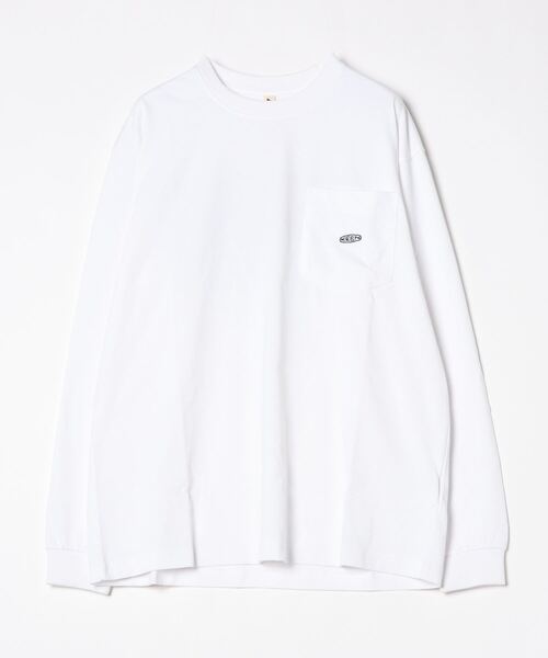 KEEN(キーン)の「OC/RP POCKET BIG LS TEE HOOD / オーシーアールピー ポケット ビッグ ロング スリーブティー フッド(Tシャツ/カットソー・メンズ・ホワイト・XL/L/S/M)」の3枚目の写真