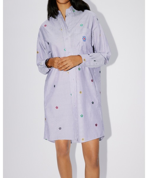 KENZO ケンゾー 半袖 Vネック ワンピース ドレス グリーン 結婚式