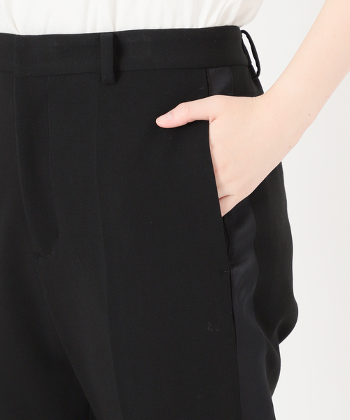AP STUDIO（エーピーストゥディオ）の「Side Line T/R Pants（スラックス・レディース・ブラック/グレー・36/40/38）」の12枚目の写真