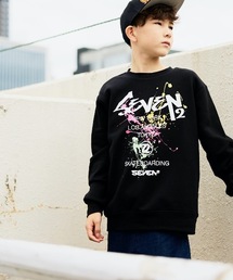 SEVEN2（セブンツー）の「【SEVEN2】キッズ裏起毛クルーネックスウェット　トレーナー（スウェット）」