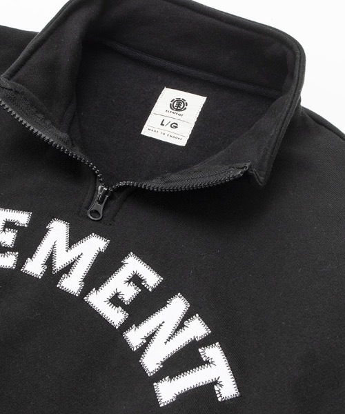 ELEMENT(エレメント)の「ELEMENT メンズ UNIV HALF トレーナー 【2023年秋冬モデル】/エレメントアーチブランドロゴヘビーウェイトハーフZIPオーバーサイズトレーナー(スウェット・メンズ・ブラック/ブラウン系その他/バーガンディー・X-LARGE/LARGE/MEDIUM)」の6枚目の写真