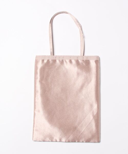 Three Four Time（ｽﾘｰﾌｫｰﾀｲﾑ）の「ストーンリボンサブバッグ（エコバッグ/サブバッグ・レディース・ネイビー/ピンク/ブラック・FREE）」の4枚目の写真