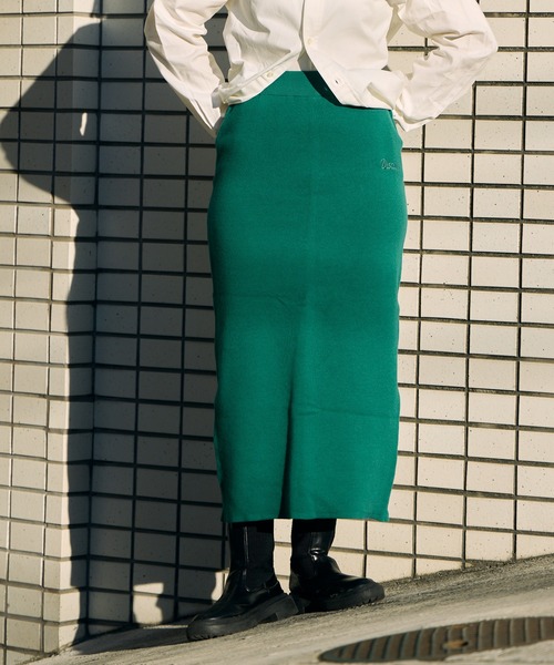 DISCUS ATHLETIC(ディスカス アスレチック)の「【 DISCUS ATHLETIC / ディスカスアスレチック 】 スリット ナロー タイトスカート MNY 3487-8470 skirt(スカート・レディース・グリーン/ブラック/オレンジ・LARGE/MEDIUM)」の9枚目の写真