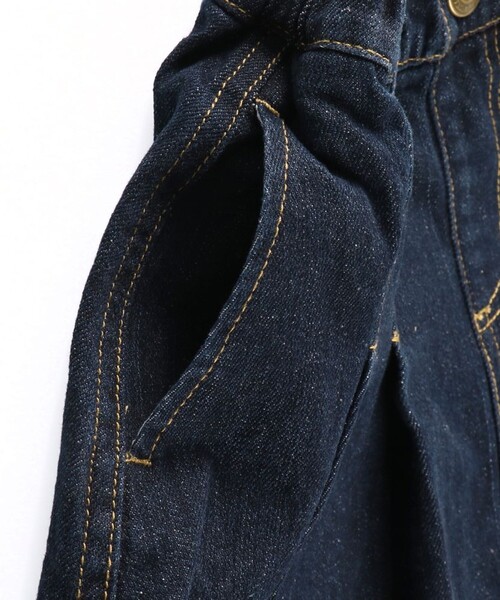 BRANSHES（ブランシェス）の「タック入りシンプルスカート（スカート・キッズ・ベージュ/ネイビー・100/110/120/150/90/130/140）」の21枚目の写真