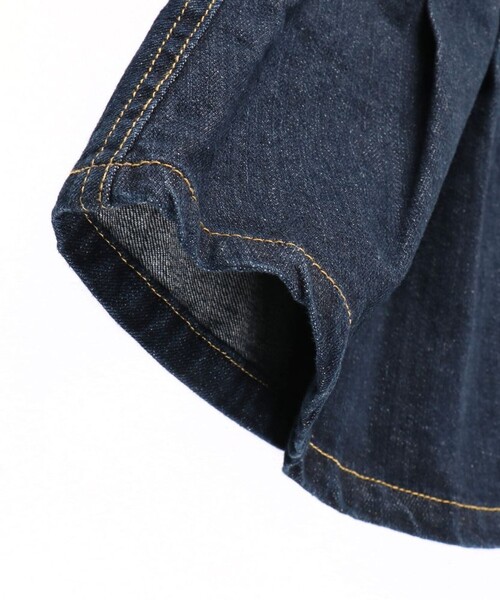 BRANSHES（ブランシェス）の「タック入りシンプルスカート（スカート・キッズ・ベージュ/ネイビー・100/110/120/150/90/130/140）」の22枚目の写真