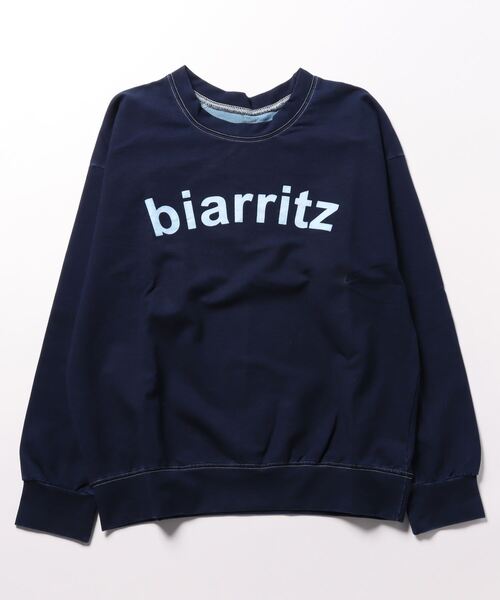 each（イーチ）の「裏毛ロゴプリントスウェット（スウェット・レディース・ネイビー/サックスブルー・FREE）」の14枚目の写真